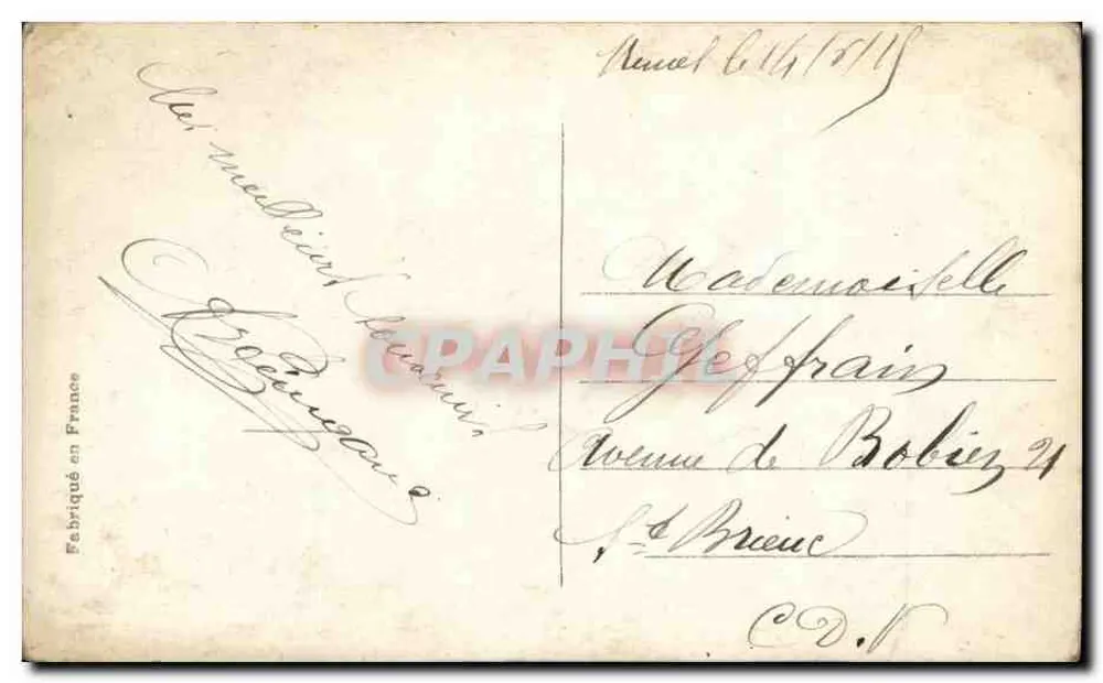 Erinnerung an Rinnels — Verlag Rinnels, Nr. 4785 - Rückseite