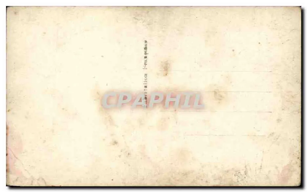 Zwei junge Mädchen vor einer schneebestäubten Hütte — Croissy-sur-Seine, Paris — Verlag Croissy, Nr. 3140/3 - Rückseite