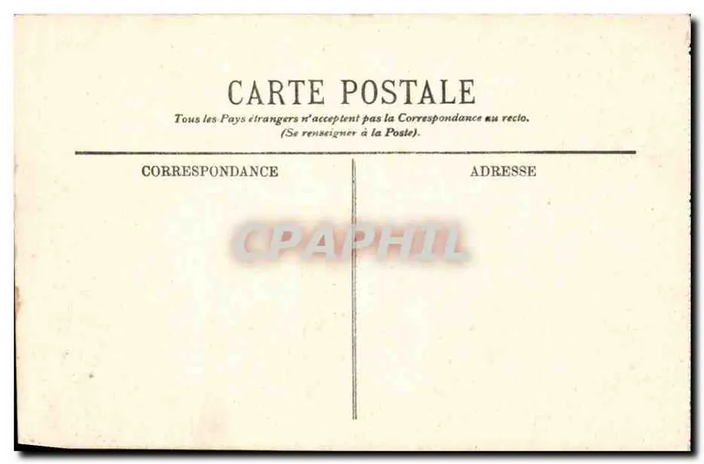 Rambouillet — O Parque — A Ermitagem — LL. — n° 118 - Verso