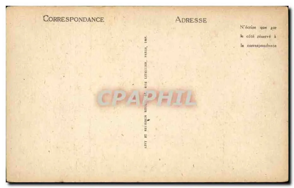Dieppe — A Igreja de São Jacó — Imp. Levy et Neudien, Paris - Verso