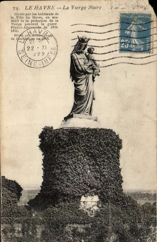 Le Havre — A Virgem Negra — editor desconhecido, n°79 - Frente