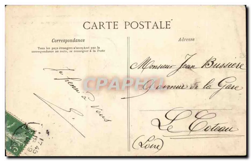 Paris — Rathaus des 1. Arrondissements Saint-Germain-l'Auxerrois — C. L. C. n° 657 - Rückseite