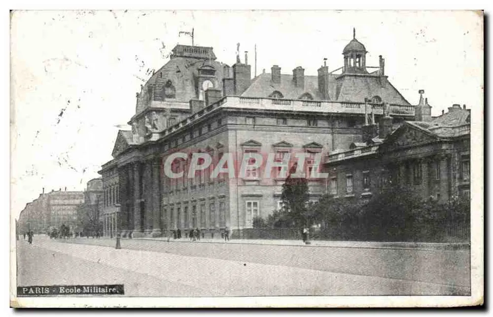 PARIS - Escola Militar — vista do edifício principal - Frente