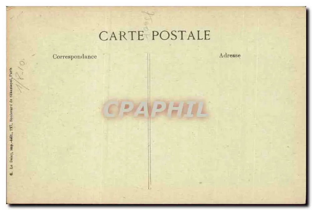 Paris — Ponte Alexandre — Visão geral — Editor Le Dany, n°4127 - Verso