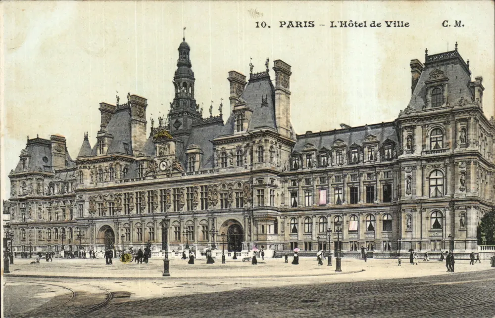 Parijs – Het Stadhuis — C.M. — n°10 - Voorkant