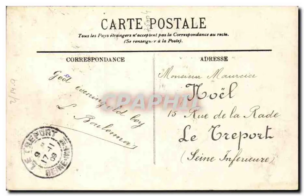 Paris (IVe) — O Hotel de Ville — Editor: 119 - Verso
