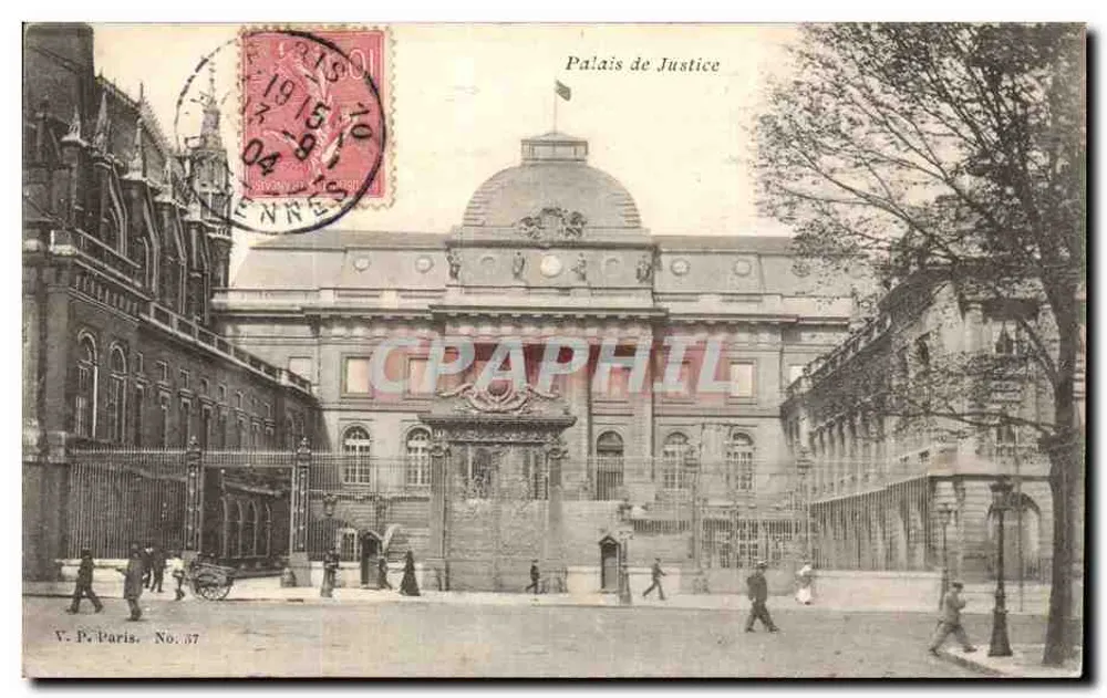 Palácio da Justiça — Ennery — V. P. Paris, No. 87 - Frente