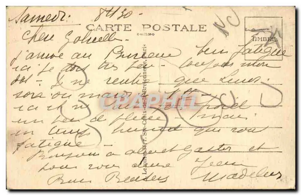 Paris - Arco do Triunfo - Arco Triunfal — n°36 - Verso