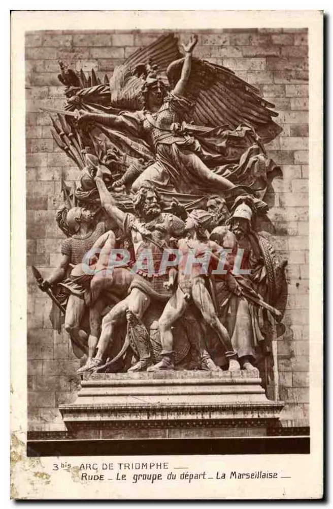 Arc de Triomphe — Die Abreise-Gruppe — Die Marseillaise — Rude - Vorderseite