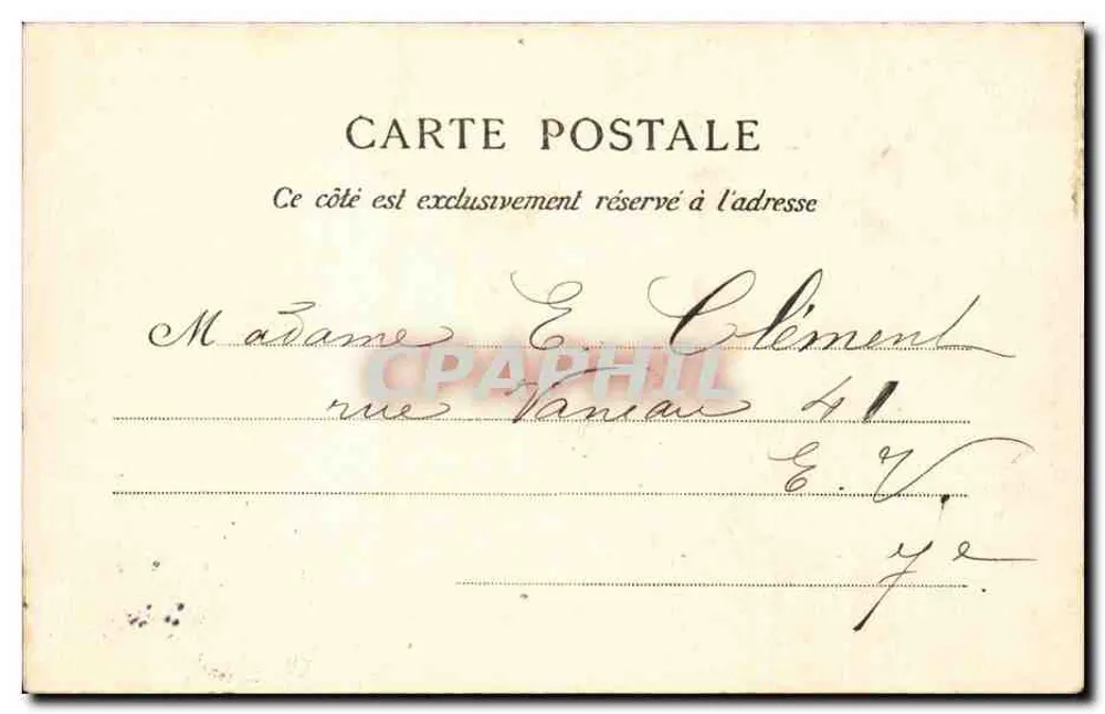 Arco do Triunfo — Paris — Hélio E. Deley, n°91 - Verso