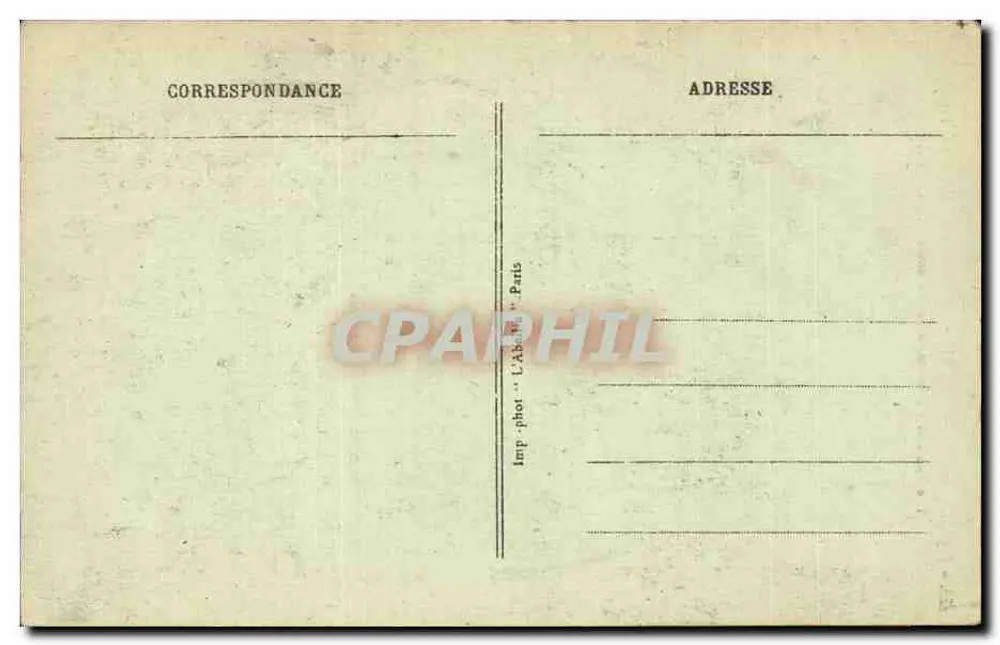 Paris - Das Grab des Unbekannten Soldaten unter dem Triumphbogen — L'Institut Agronomique, 1914-1918 - Rückseite
