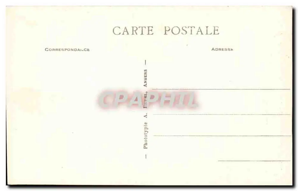 PLOUMANACH - Oratório de São Guirrec — A. B. — N° 206 - Verso