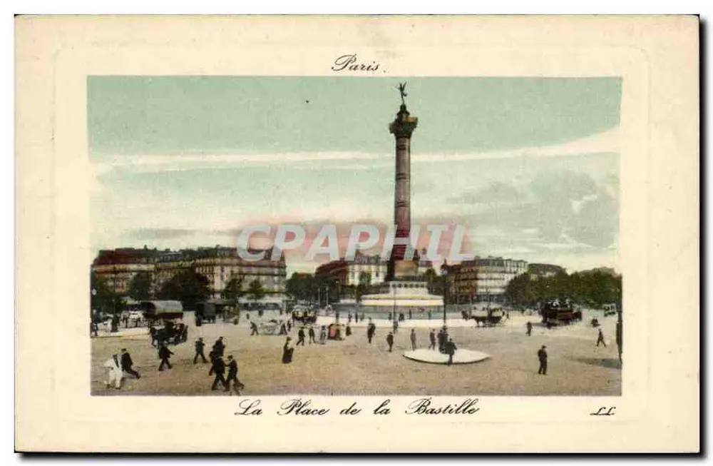 Die Place de la Bastille — Paris — LL - Vorderseite