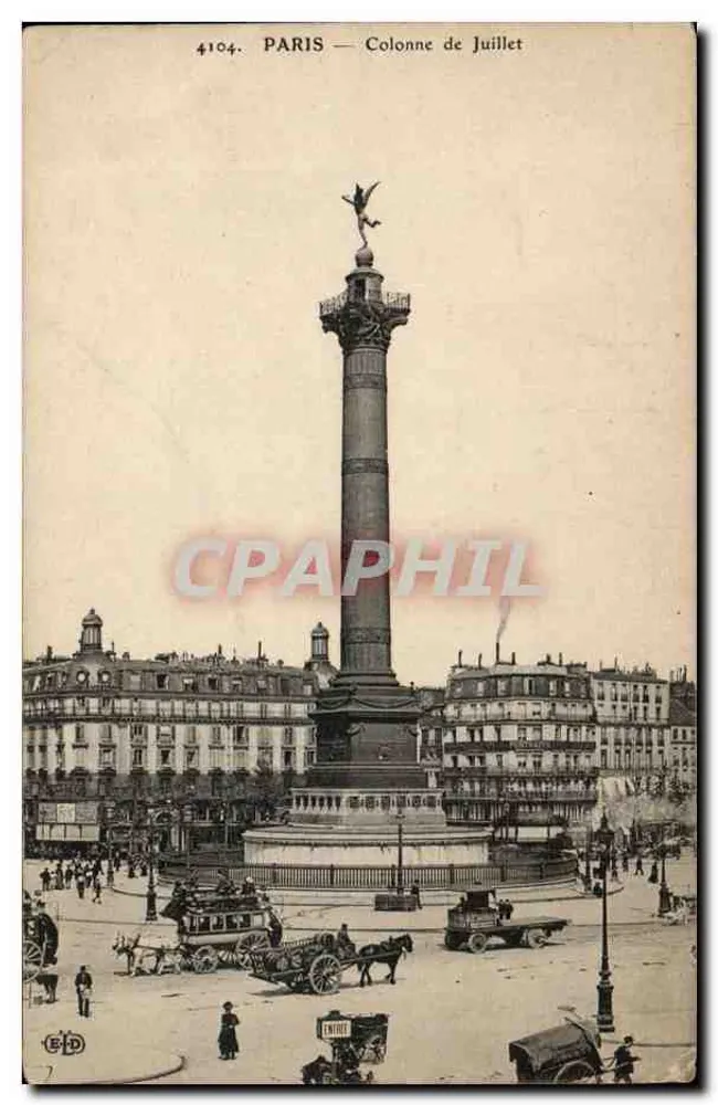 Paris — Säule vom 4. September — Verleger B.D. n°4104 - Vorderseite