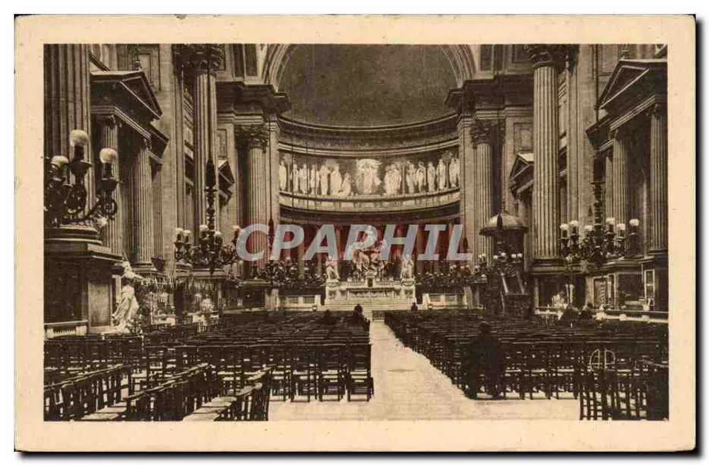 Interior da Madeleine — Paris — E. Papeghin, 24, rue des Écuries - Frente