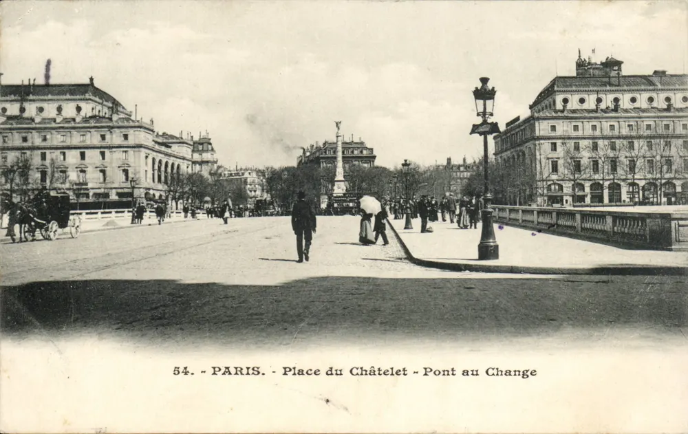París - Plaza del Castillo - Puente del Cambio — n°54 - Anverso