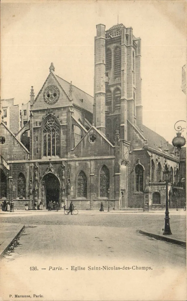 Paris — Kirche Saint-Nicolas-des-Champs — P. Marmuse, n° 436 - Vorderseite