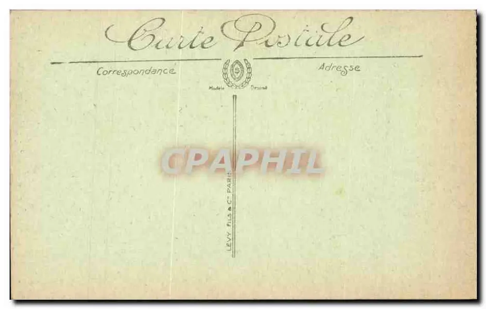 Bordeaux — A Porta do Palácio — Editor Levy Fils & Cie, n° 159 - Verso
