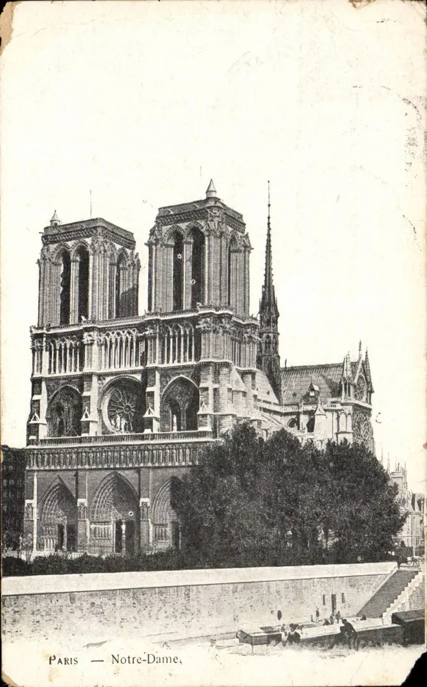Paris — Notre-Dame — Editor não identificado, número de série não visível - Frente