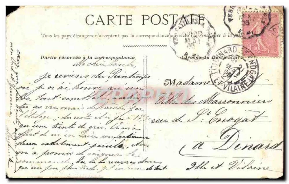Paris — Notre-Dame — Editor não identificado, número de série não visível - Verso