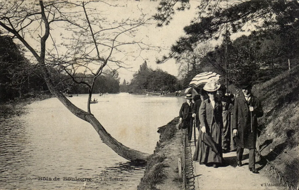 Bois de Boulogne — Lac Inférieur — L'Abellie, n°10 - Vorderseite