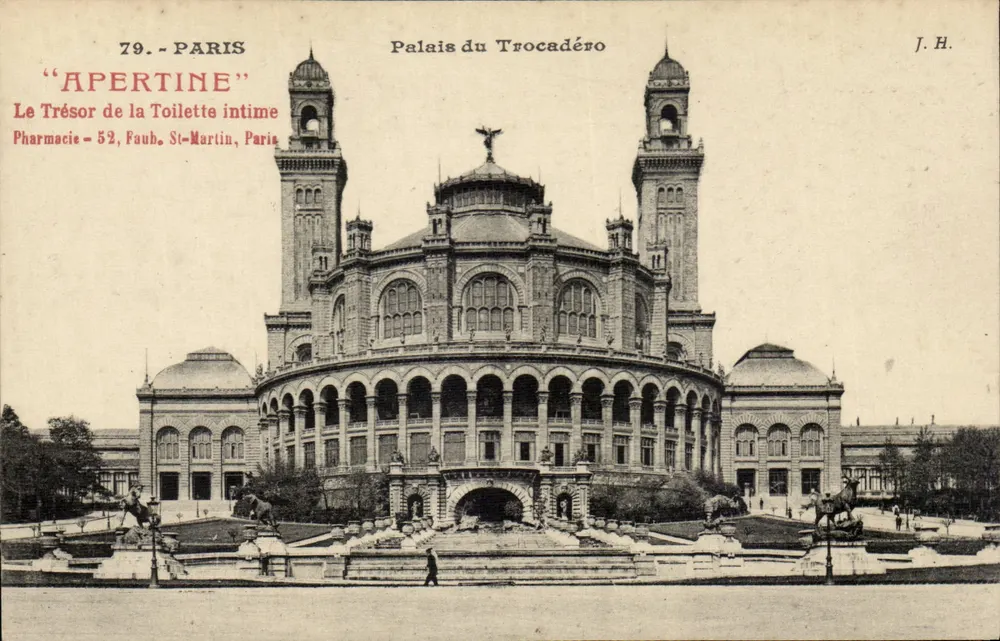 Palais du Trocadéro — Paris — J.H. n°79 - Vorderseite