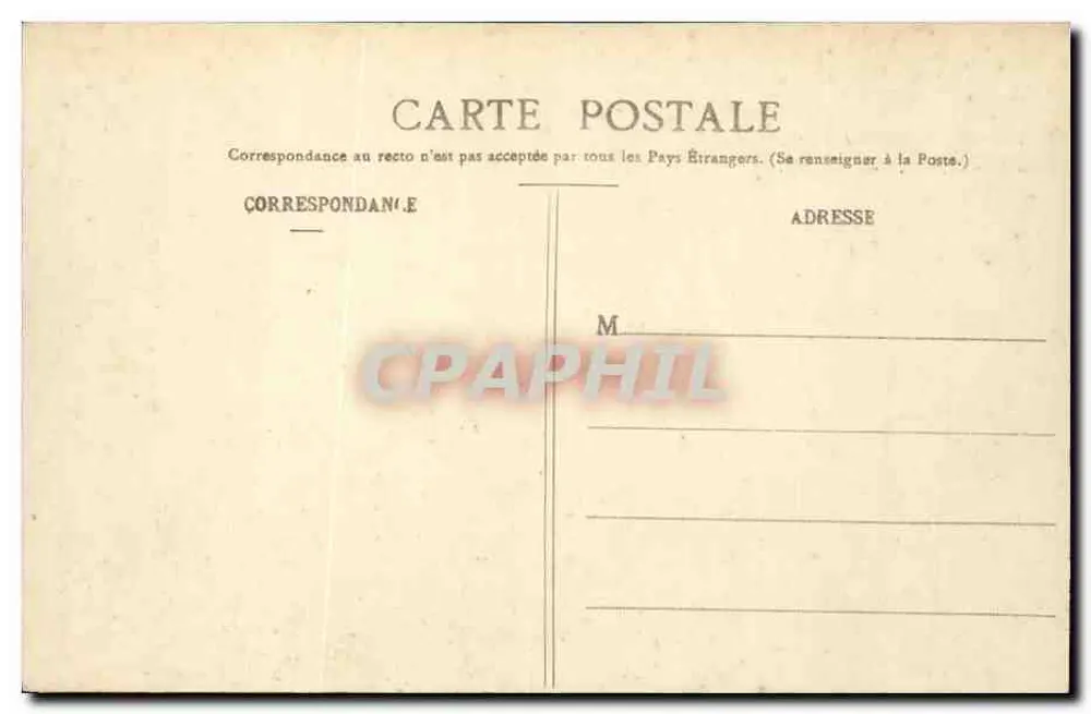 Palais du Trocadéro — Paris — J.H. n°79 - Rückseite
