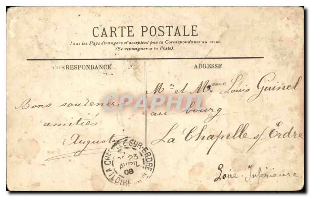 PARIS — La Place de la Concorde — LL. — éditeur LL. n°23 - Verso