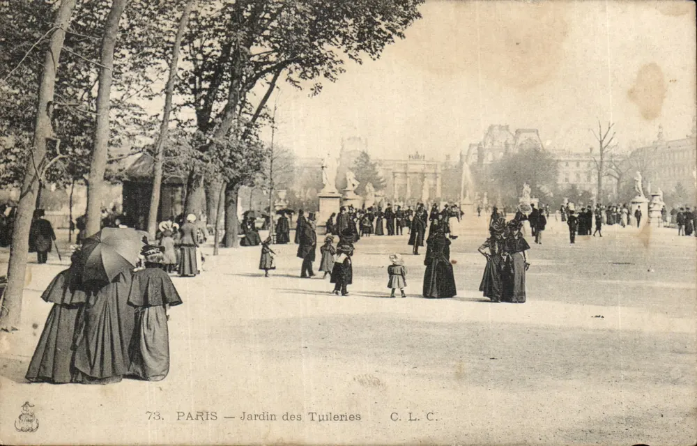Parigi — Giardino delle Tuileries — C. L. C. n°73 - Recto