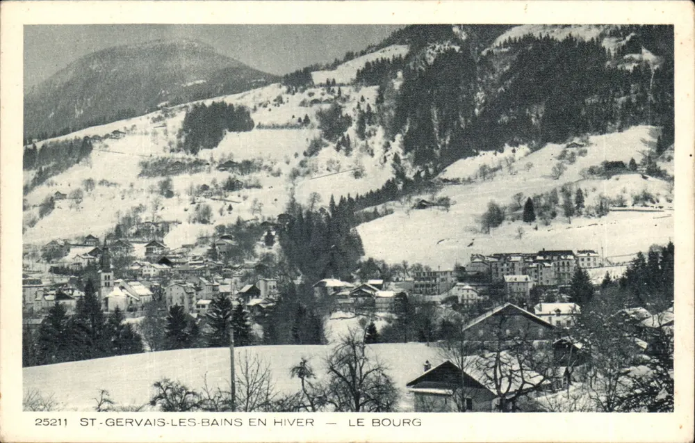 St-Gervais-les-Bains im Winter — Le Bourg — Collection La Savoie - Vorderseite