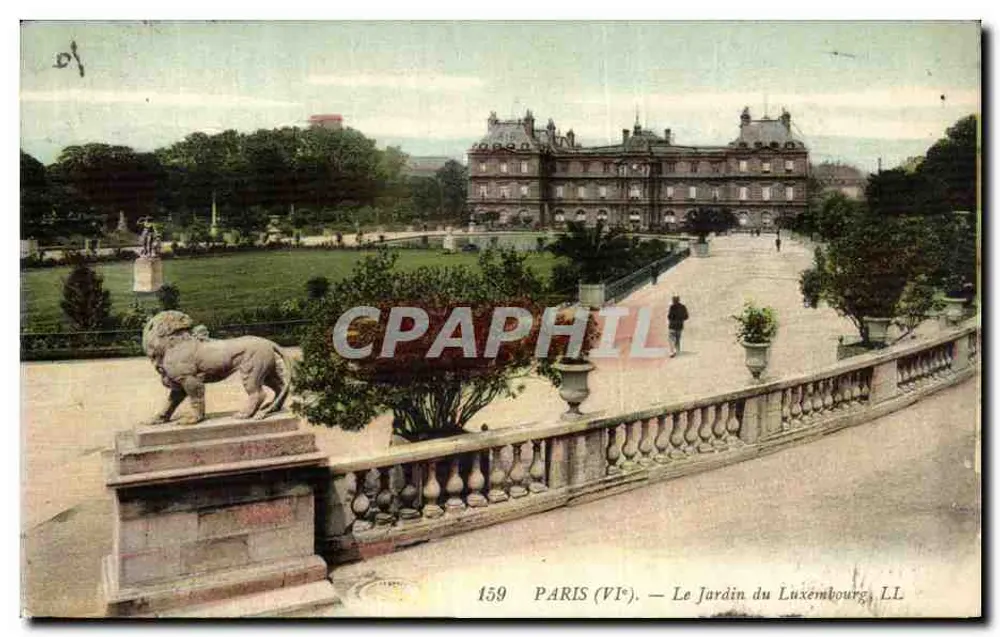 Paris (VIe) — O Jardim do Luxembourg — LL, n° 159 - Frente