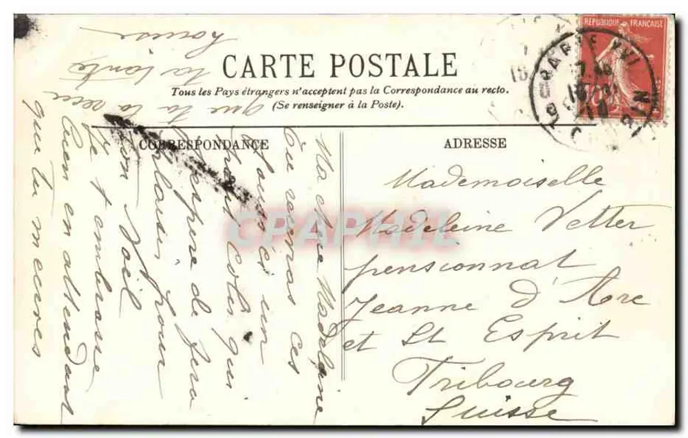 Paris (VIe) — O Jardim do Luxembourg — LL, n° 159 - Verso