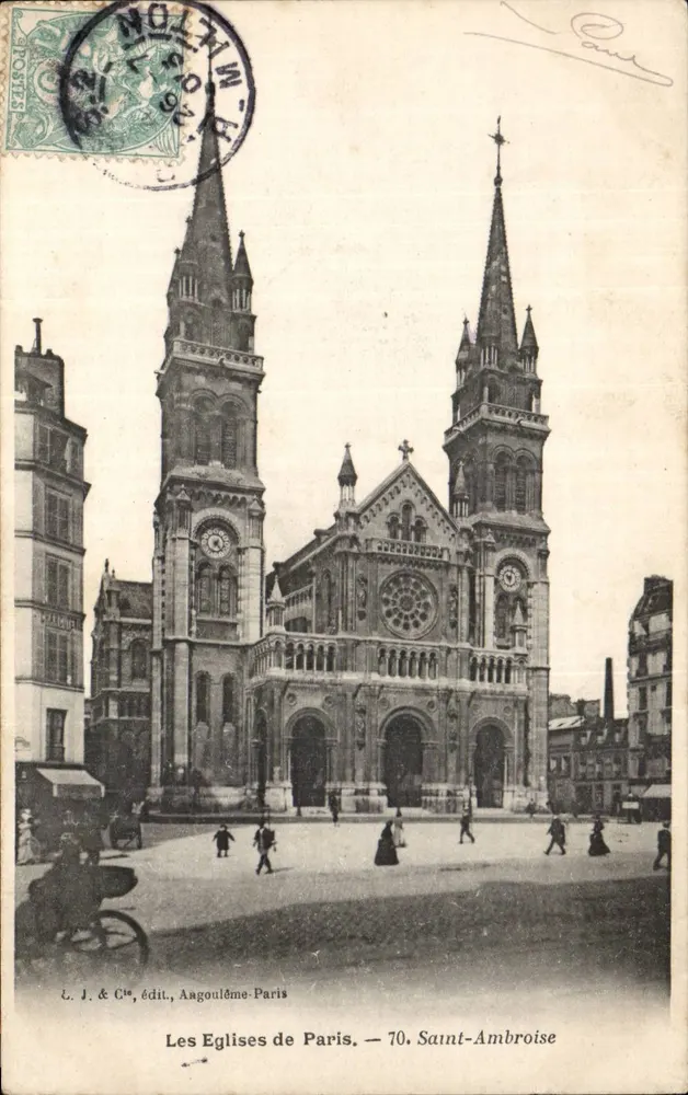 Saint-Ambroise — Paris — L. J. & Cie, editor, Aaugoulême-Paris — 70 - Frente