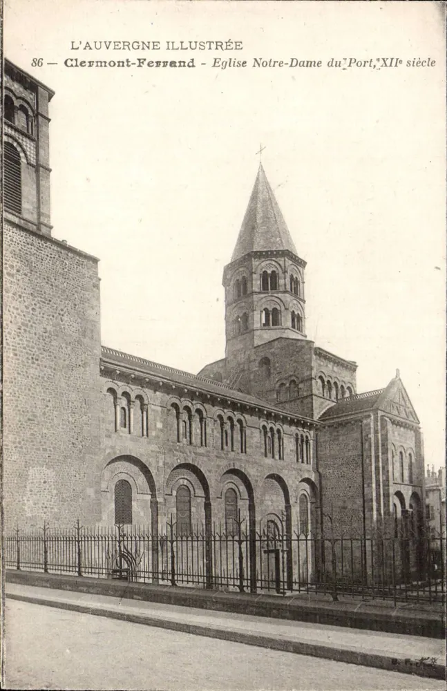 Clermont-Ferrand — Kirche Notre-Dame du Port, 12. Jahrhundert — L'Auvergne Illustrée, n°86 - Vorderseite