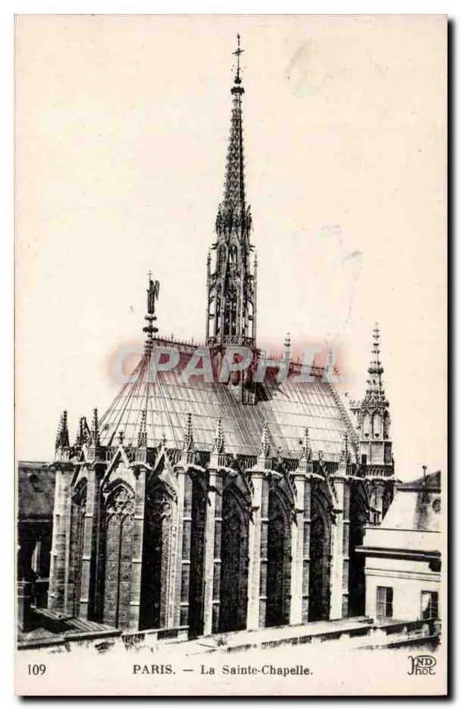 PARIS — A Santa Capela — Imp. Chét. Suc. Corbeil - Frente