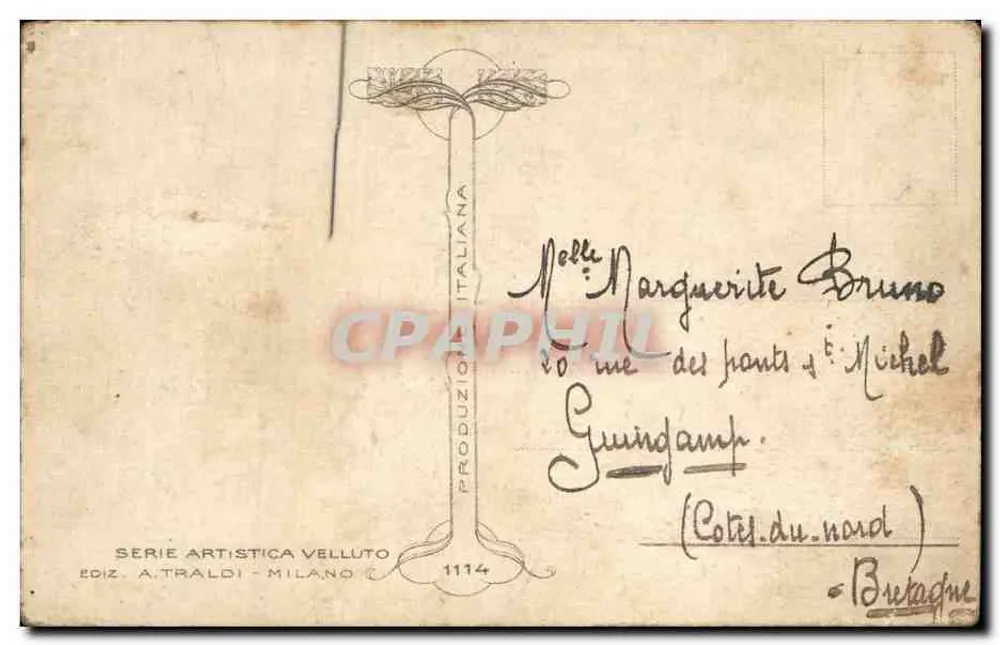 Rosada — Edição A. Traldi, Milão — n° 1114 - Verso