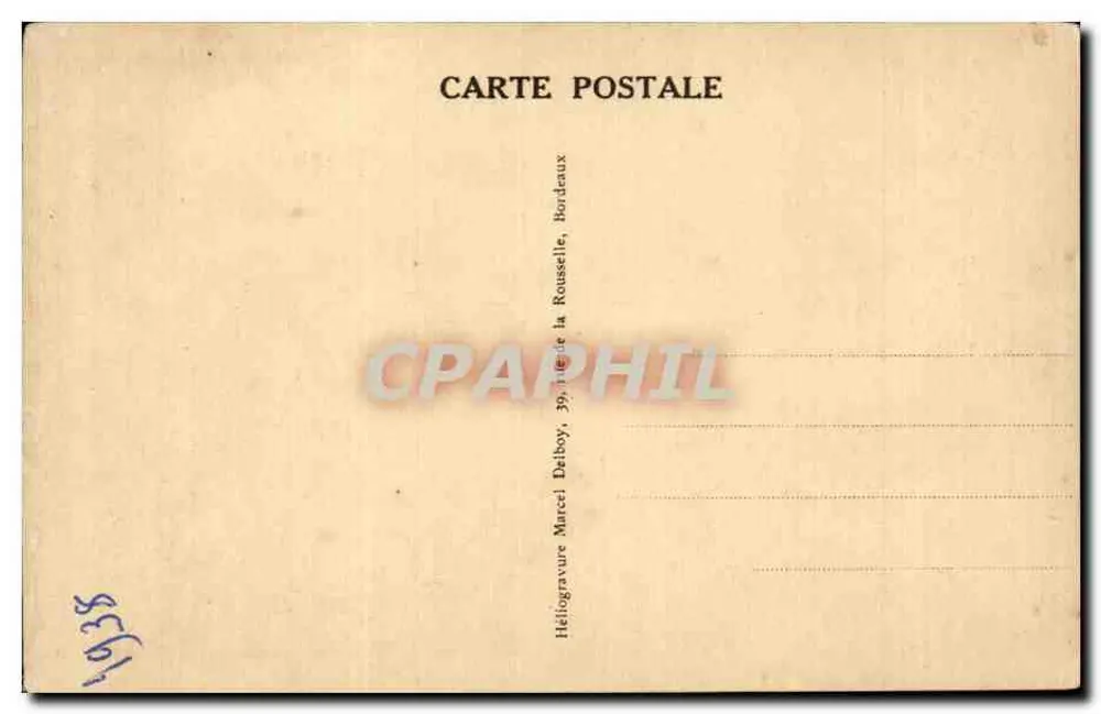 Bordeaux — Catedral de São André (lado Norte) — M. D. - Verso