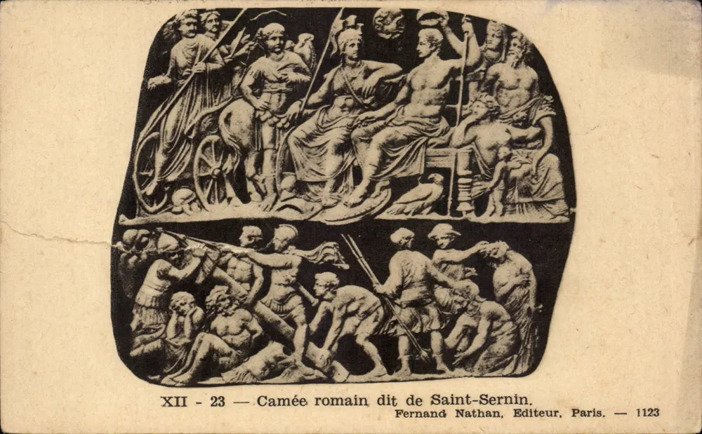 Camée romain dit de Saint-Sernin — Fernand Nathan, Editeur, Paris — 1123 - Recto
