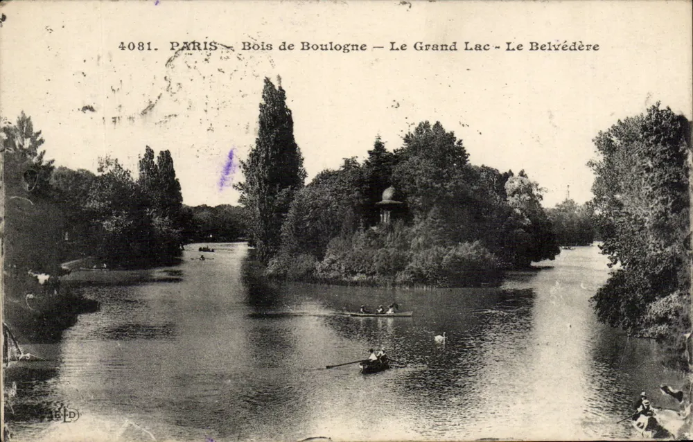 Paris - Bois de Boulogne - Le Grand Lac - Le Belvédère — Verlag AELD, Nr. 4081 - Vorderseite