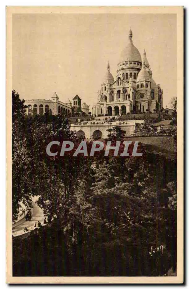 Basilika des Heiligen Herzens — Panoramablick — Les Éditions d'Art Yvon, Nr. 231 - Vorderseite