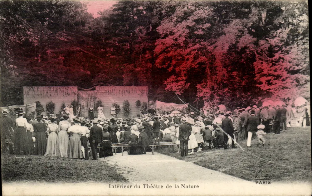 Interno del Teatro della Natura — Parigi — Editore F. Fleury - Recto