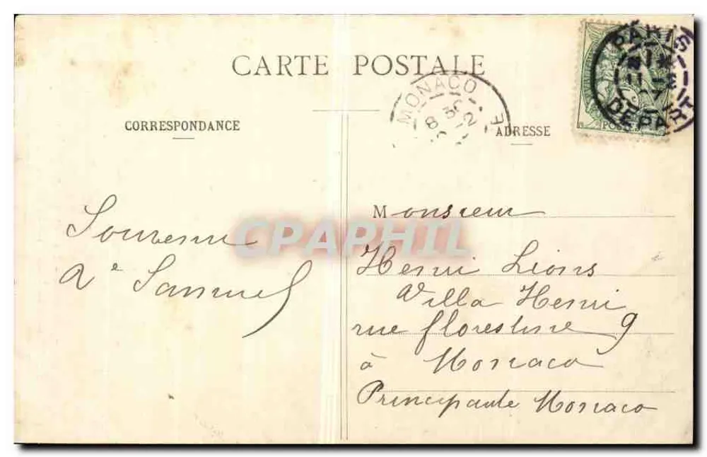 Paris - A Estátua de Strasbourg na Praça da Concórdia - 461 - Verso