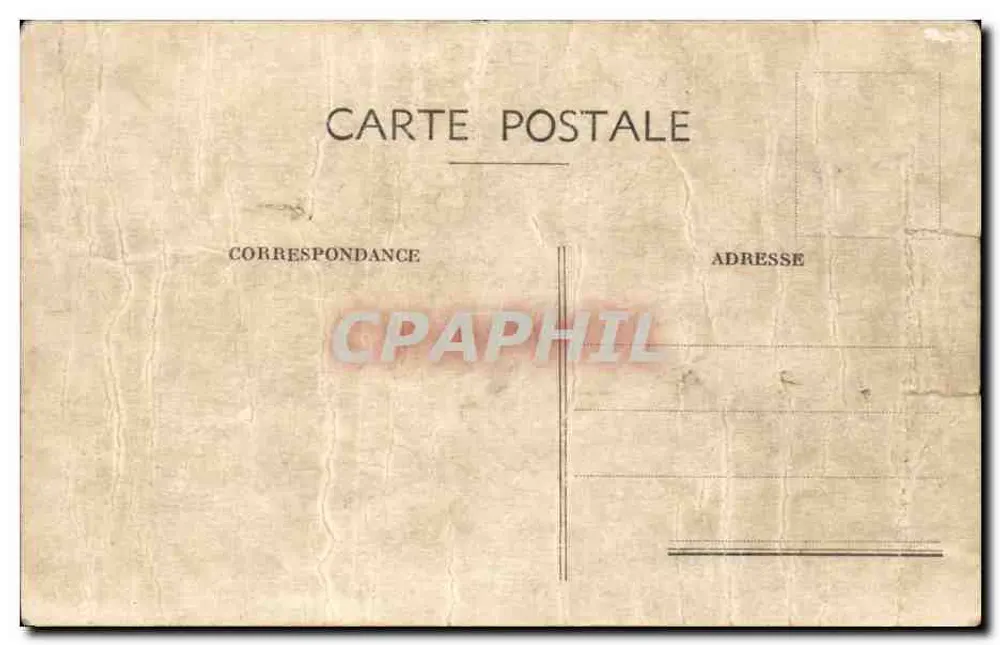 Deux hommes en conversation — caricature de R. Guermon — éditeur non imprimé - Rückseite