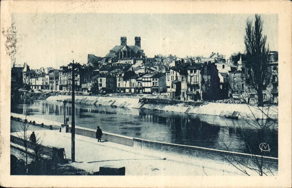 Verdun — Allgemeiner Blick vom Ufer der Meuse — Édition Phototypique - Vorderseite