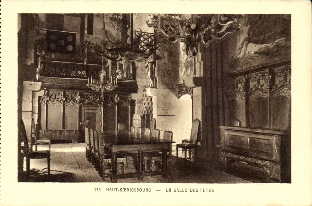 Haut-Kœnigsbourg — Die Ballsaal — Sonderausgabe des Schlosses - Vorderseite