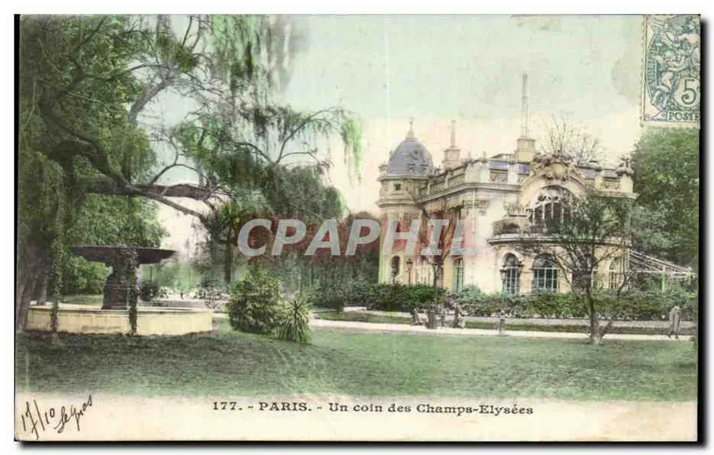 Paris - Um canto dos Champs-Élysées — n°177 - Frente