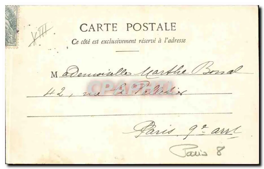 Paris - Um canto dos Champs-Élysées — n°177 - Verso