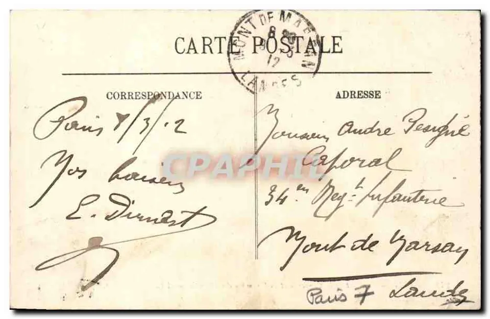 Paris — Der Pont de la Concorde und das Chamber des Députés — LL. - Rückseite