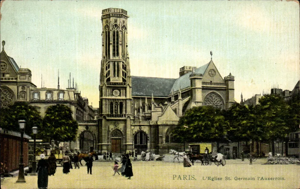 Paris. Die Kirche St. Germain l'Auxerrois — Verlag unbekannt, Seriennummer nicht sichtbar - Vorderseite