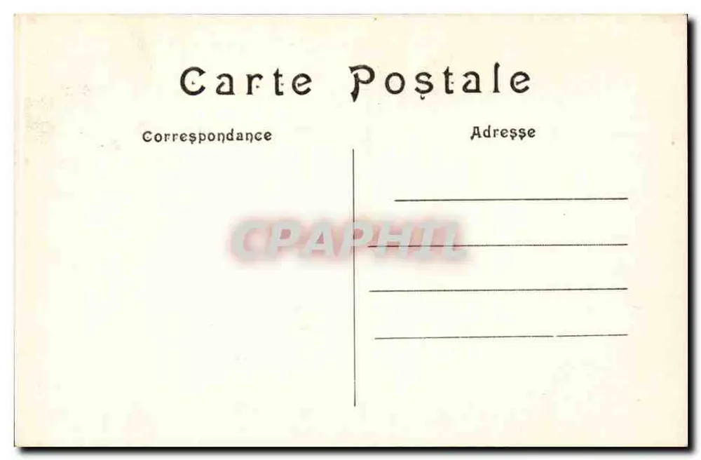 Paris — Das Rathaus des 15. Arrondissements — C.M. n°1198 - Rückseite